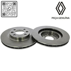 RN 65054R 402065054R Par De Discos De Freio Dianteiro SAN IILOG II 1